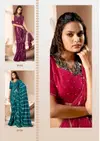 Amrita Vol 1 By Kashvi Dull Moss Printed Wholesale Leheriya Sarees In India
